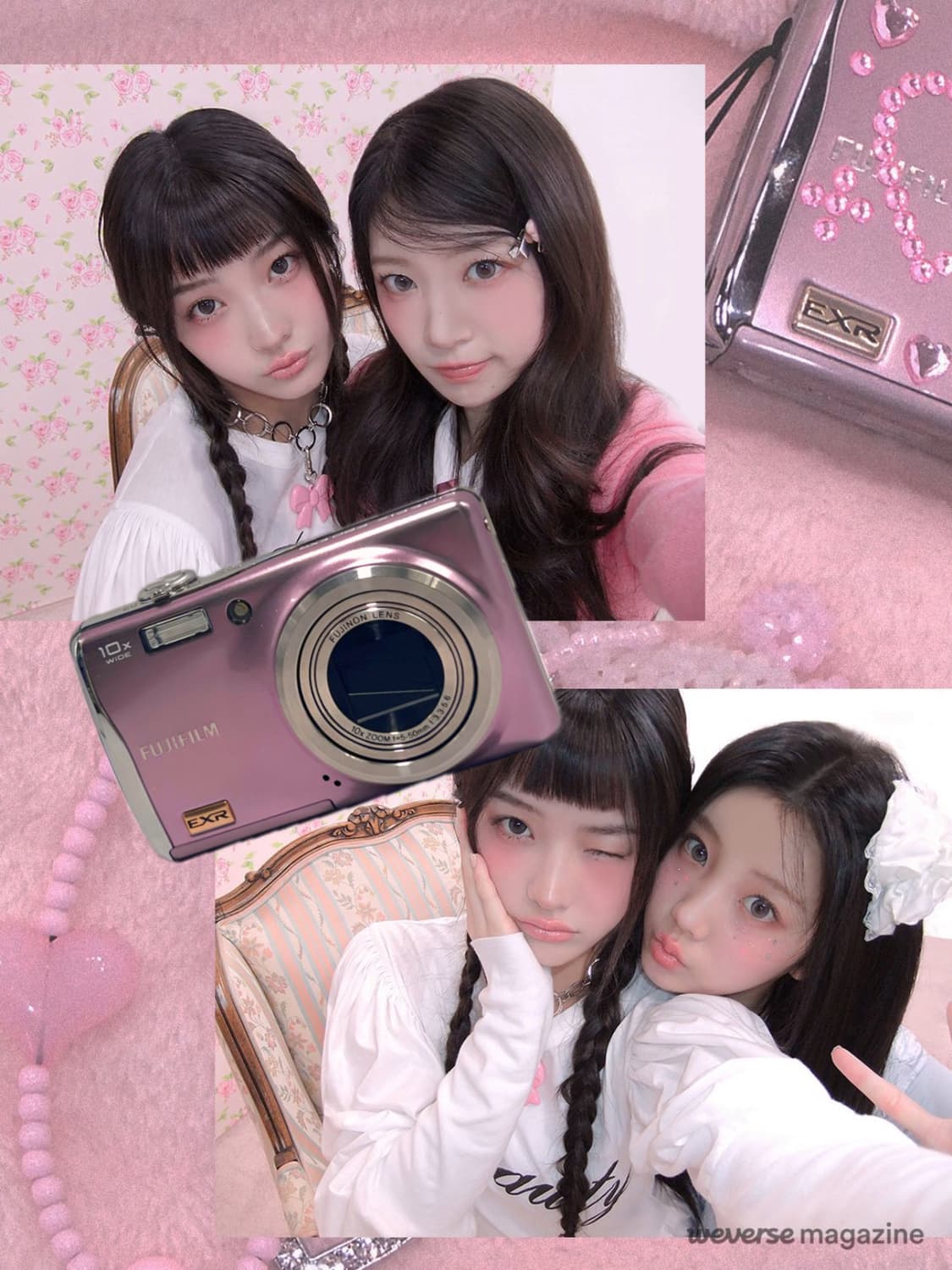 [상태좋음/아일릿디카] 후지필름 파인픽스 F80EXR 카메라 핑크 상품이미지1