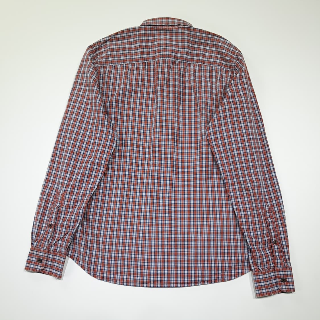 CL945 M 팀버랜드 슬림핏 클래식 체크 레드블루 셔츠 상품이미지7