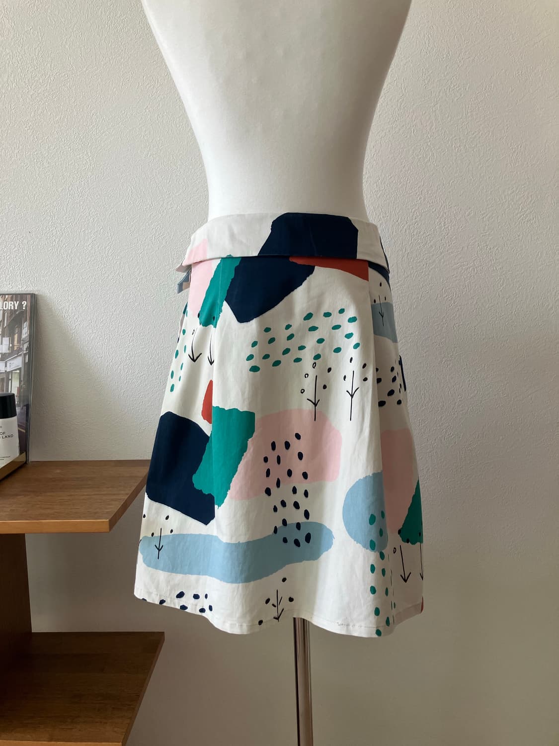 POU DOU DOU 패턴 스커트 상품이미지2