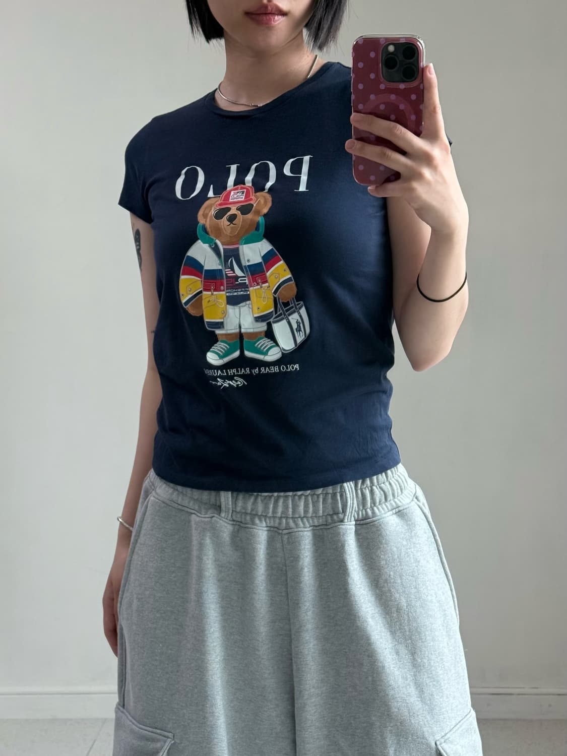 폴로 베어 네이비 반팔티 상품이미지5