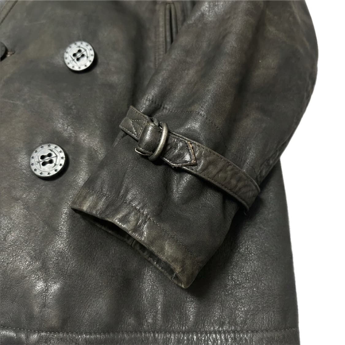 RRL 더블알엘 버팔로 레더 피코트  상품이미지7