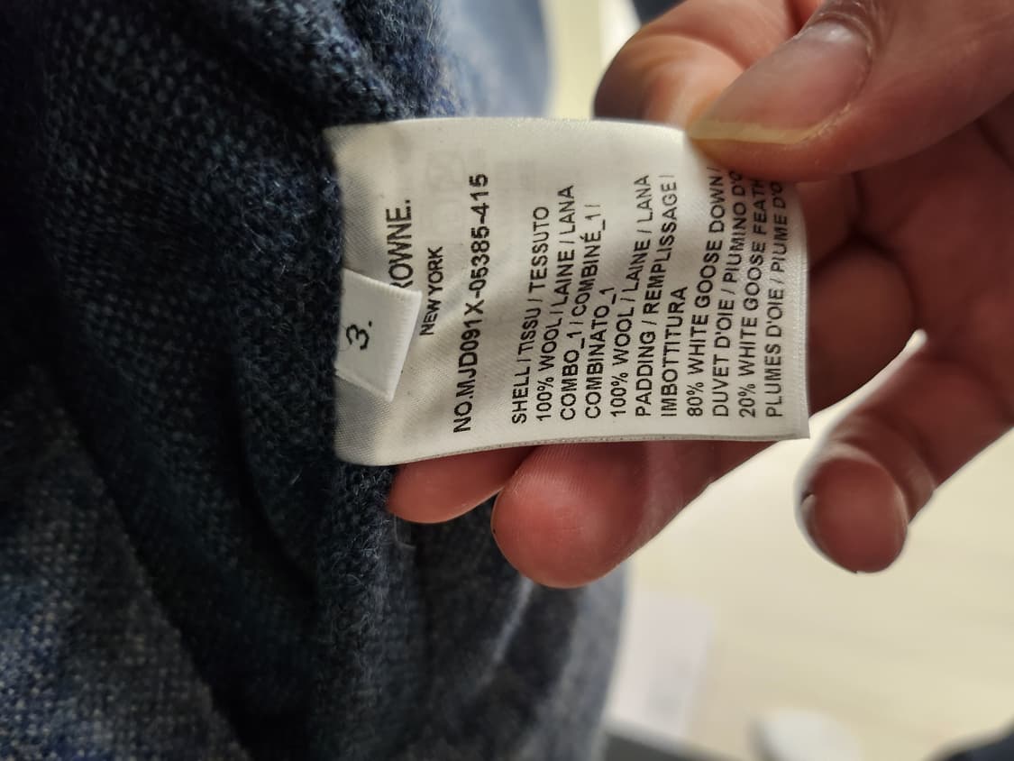 톰브라운 도네갈 리버시블 트위드 사선 양면패딩 3사이즈 상품이미지5