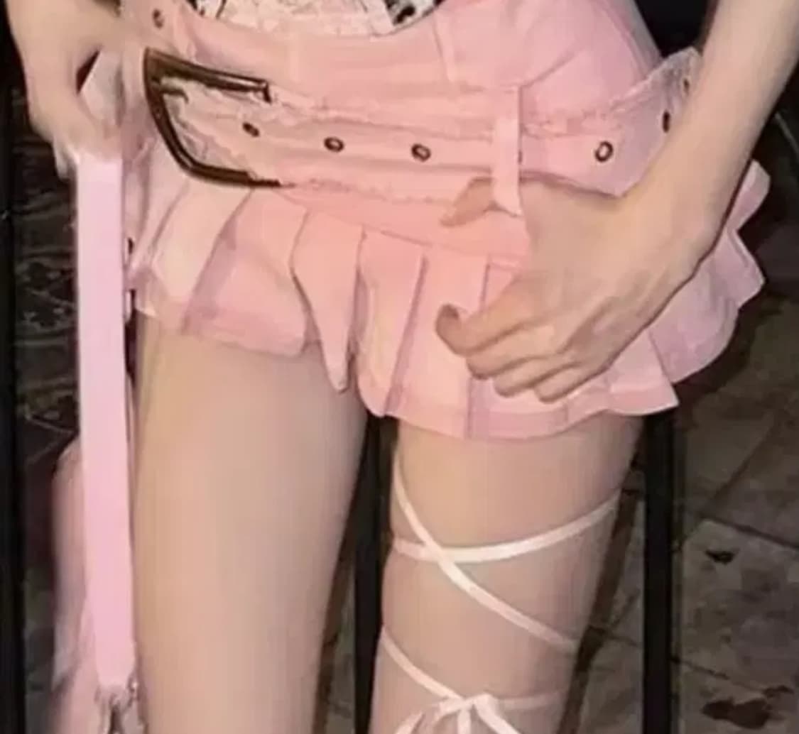 일본 레오파드 오네갸루 코디세트 (본인착샷) 상품이미지2