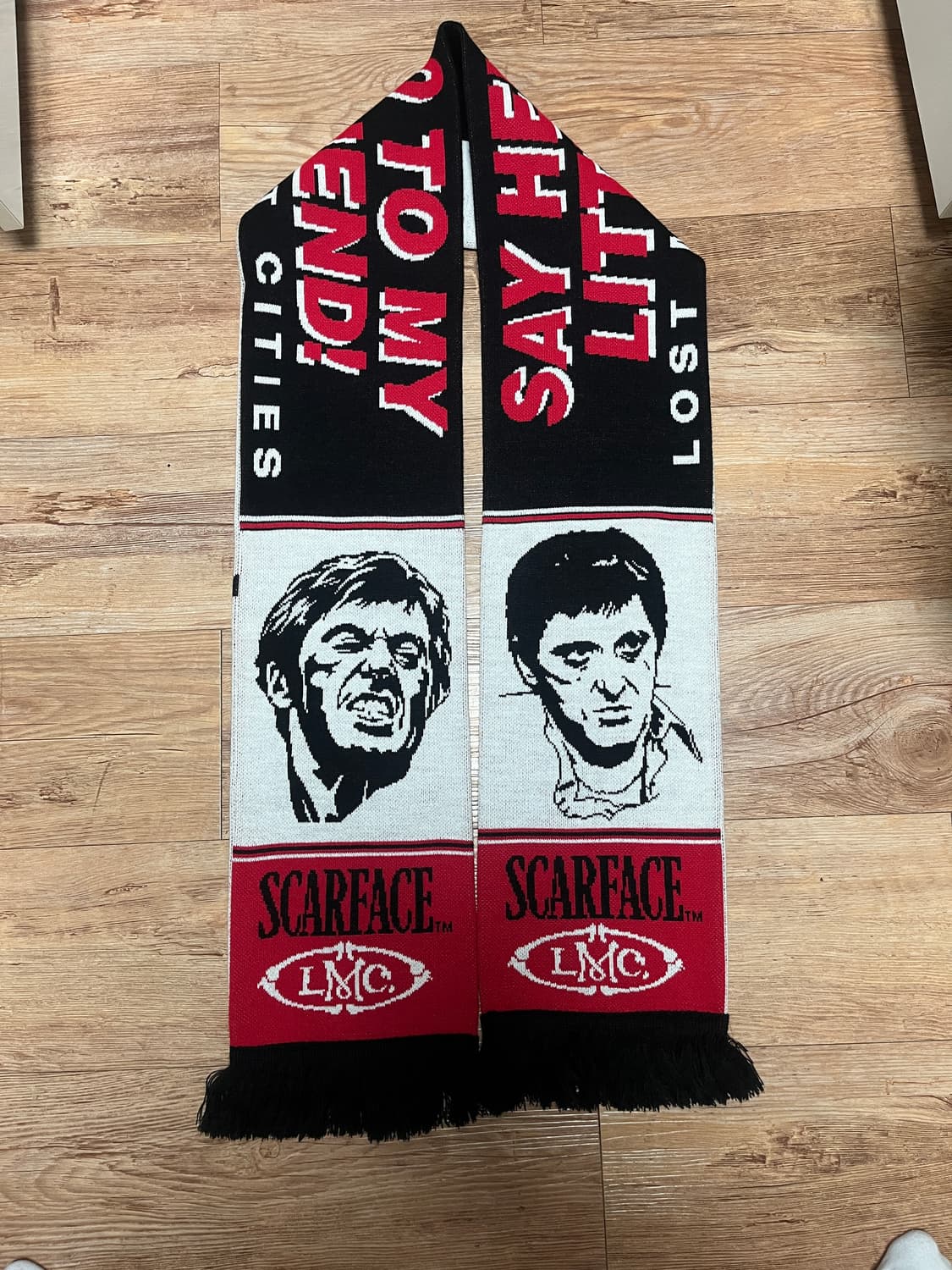 Lmc 스카페이스 콜라보 머플러 상품이미지1