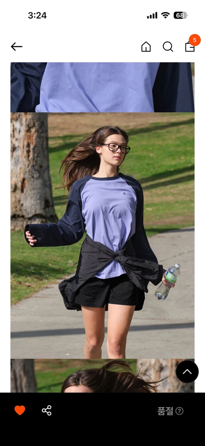 로우클래식 라글란 긴팔티s 상품이미지2