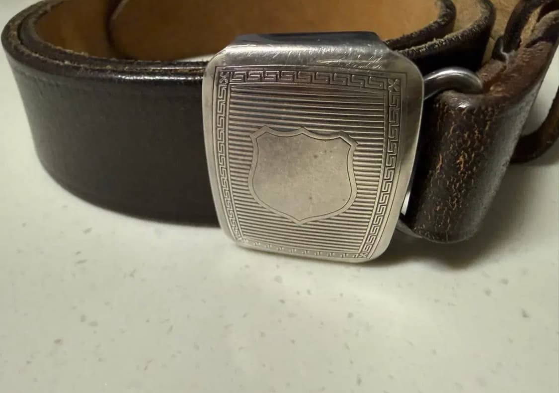 RRL 빈센스 벨트 블랙 32 상품이미지3