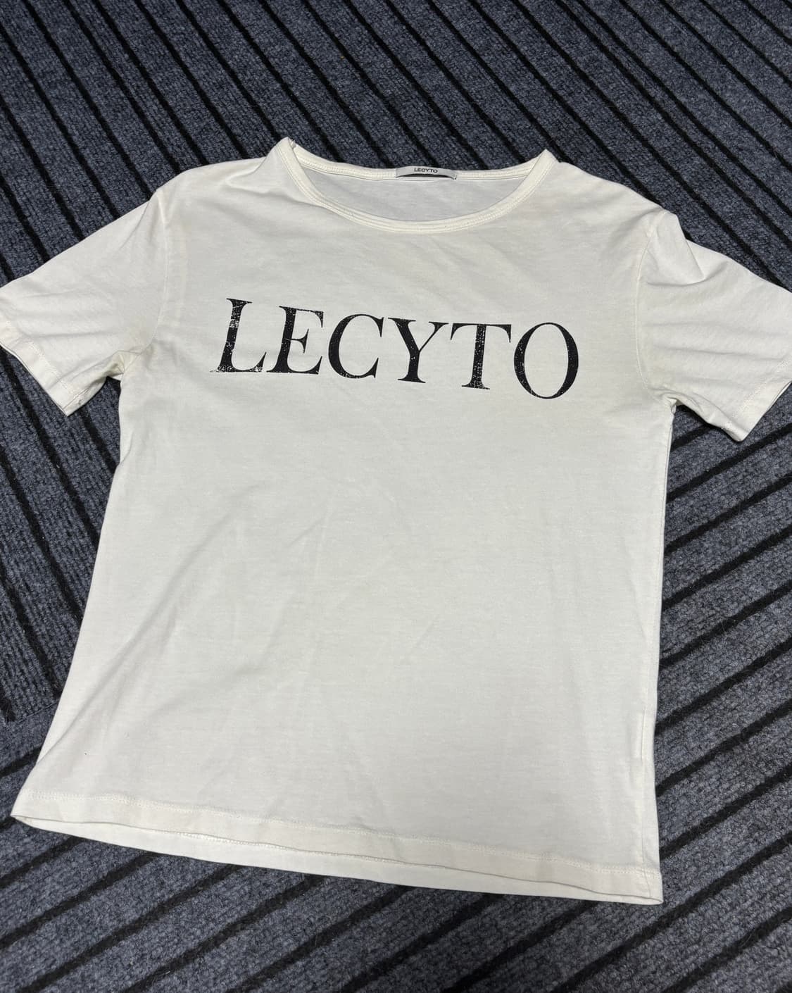 레씨토 BASIC LOGO SLIM FIT-T_[WHITE] 상품이미지2