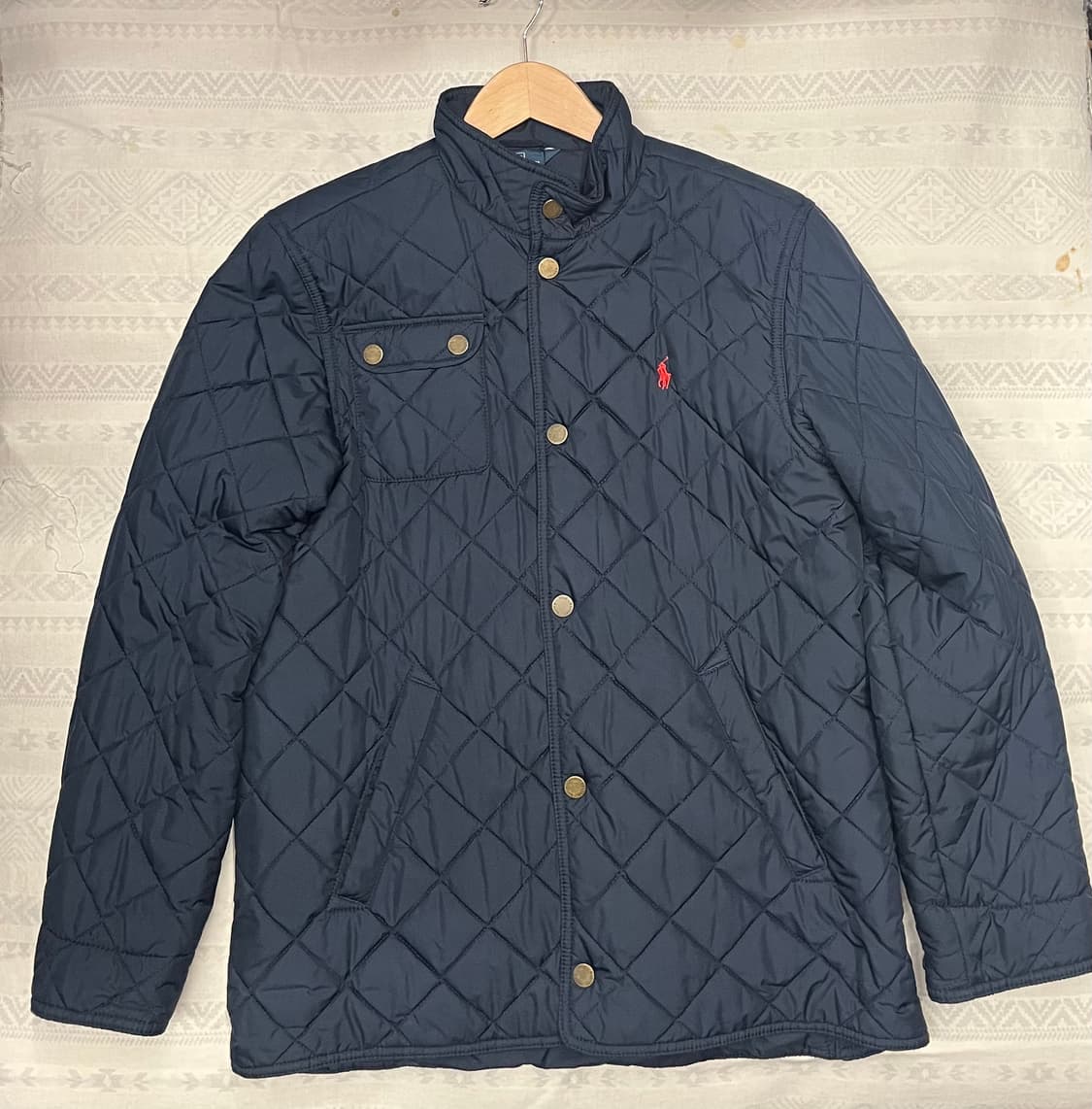 폴로 랄프로렌 네이비 퀼팅 자켓 상품이미지1