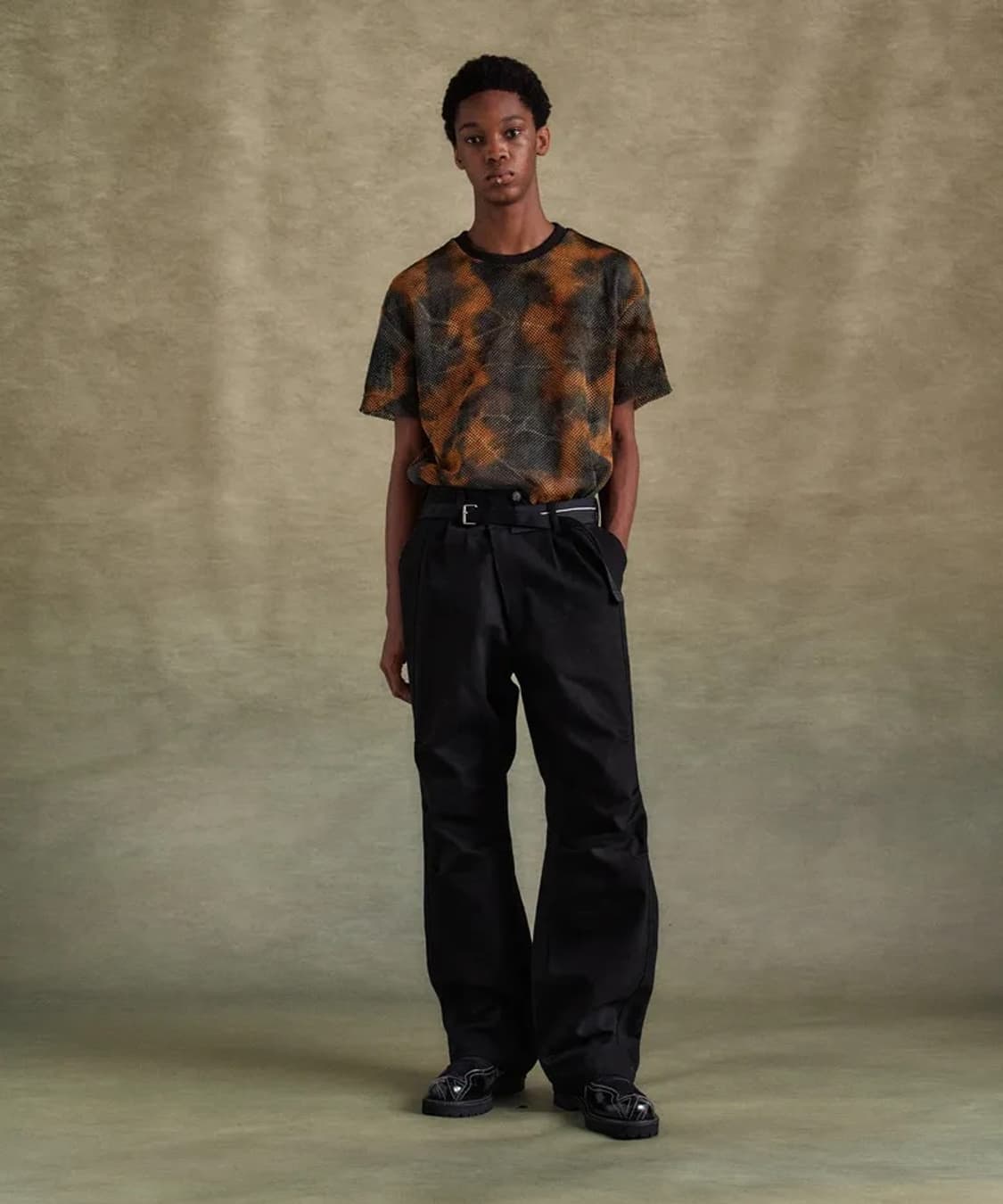 앤더슨벨 블랙 크로스오버 와이드 진 apa804u - 28사이즈 상품이미지1