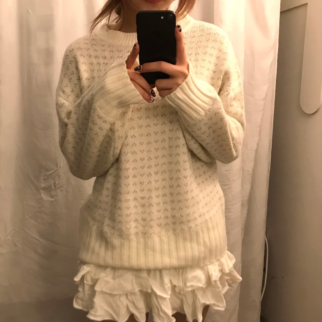 Shoo La Rue 하구미 모리걸 패턴 니트 상품이미지1