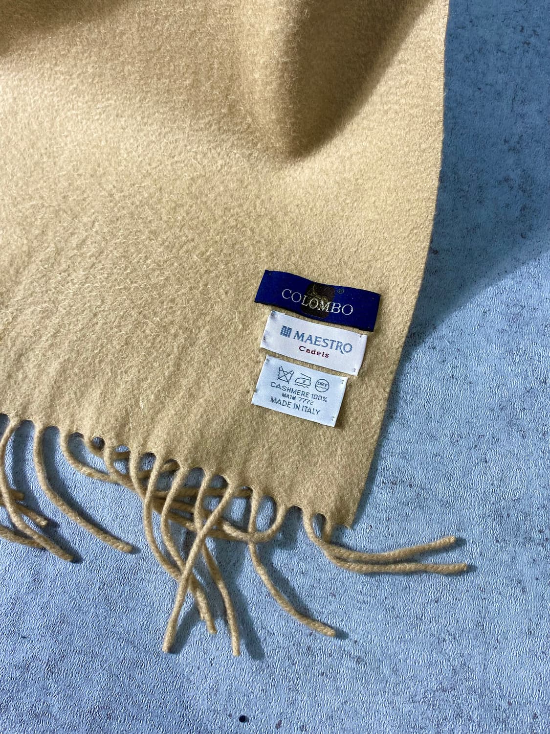[180cm] COLOMBO 콜롬보 이태리 메이드100% 캐시미어 머플러 상품이미지4