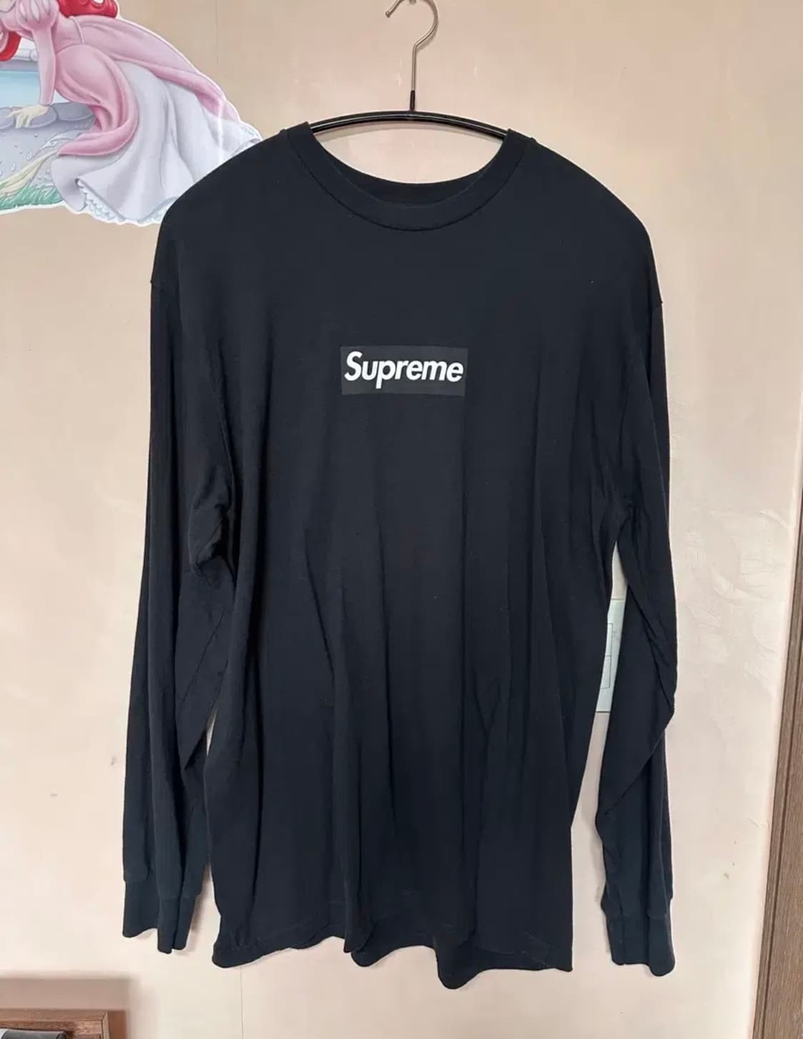 L) 슈프림 박스로고 롱슬리브 블랙 - 20fw 상품이미지2
