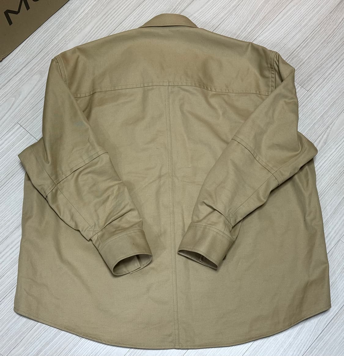[M] 렉토 베이지 셔츠 자켓 상품이미지2