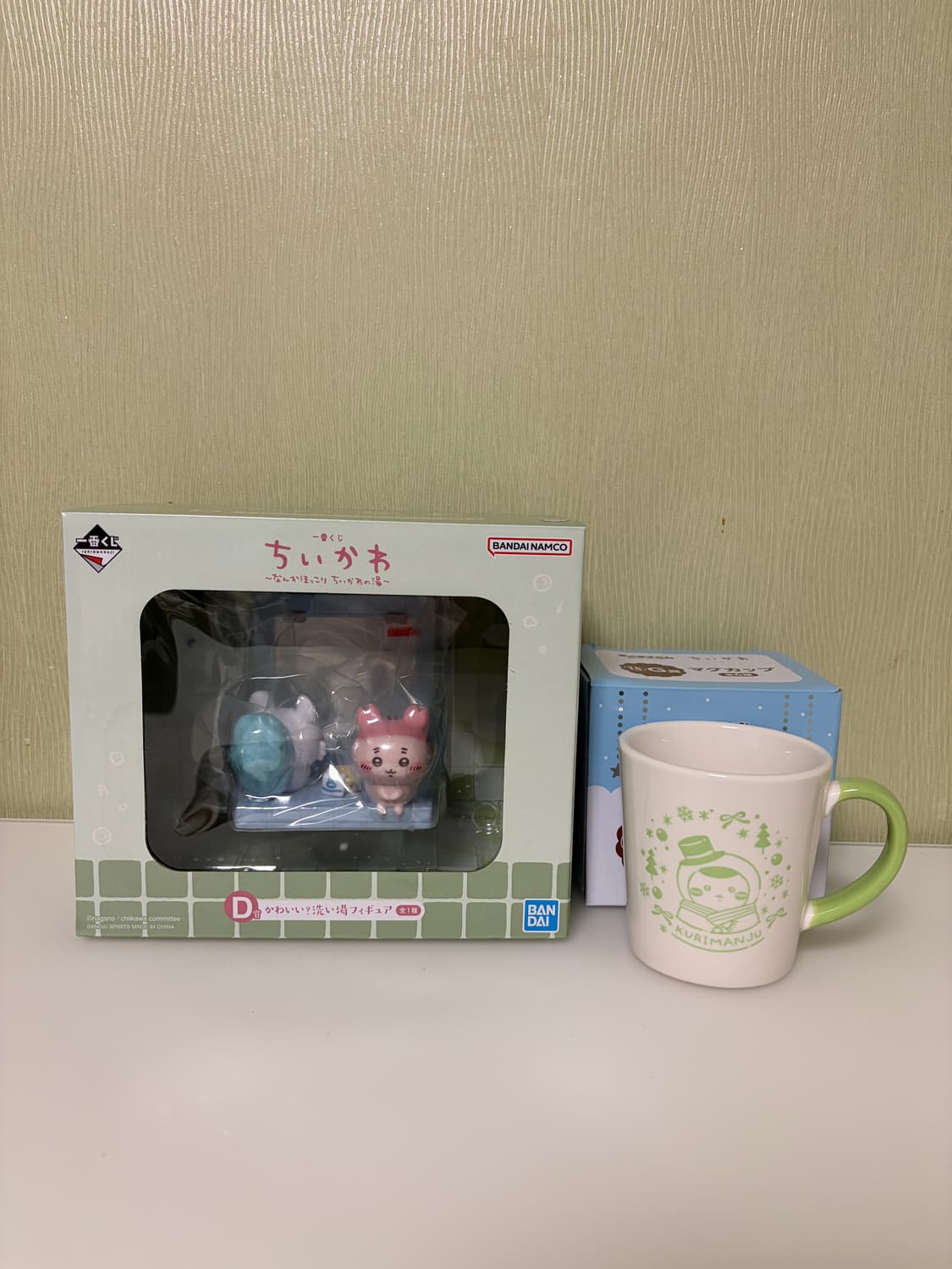 치이카와 쿠지 온천 D상 + 쿠리 눈사람 머그컵 일괄판매 상품이미지1