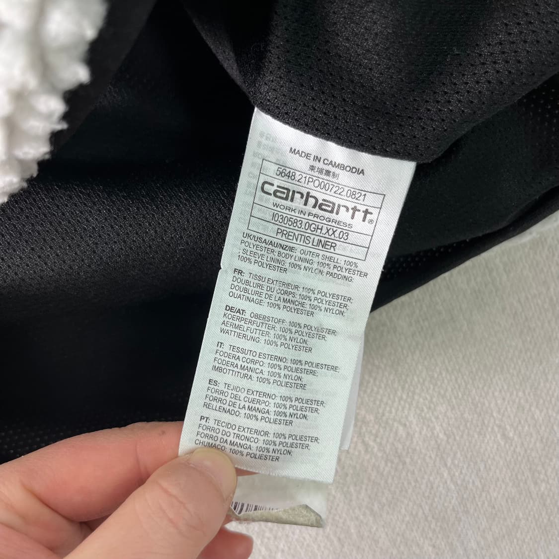 95 칼하트 포켓 양털 플리스 자켓 상품이미지6