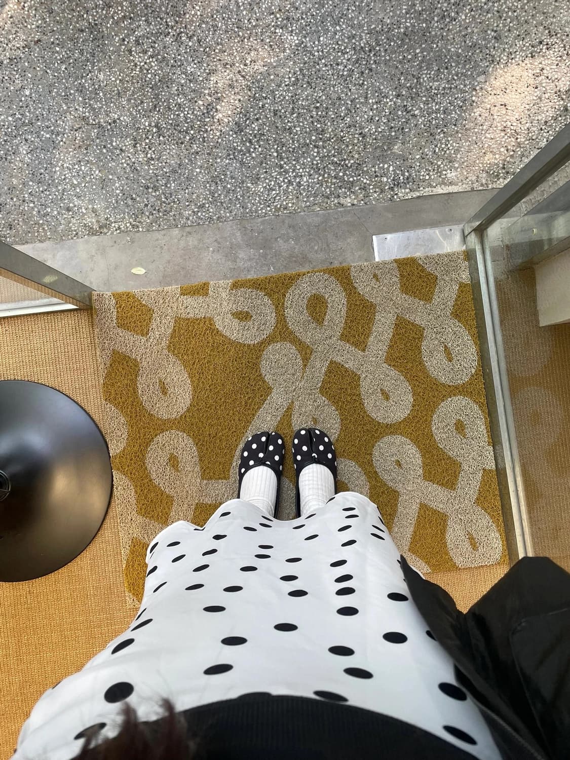 블랙 도트 타비슈즈 상품이미지2