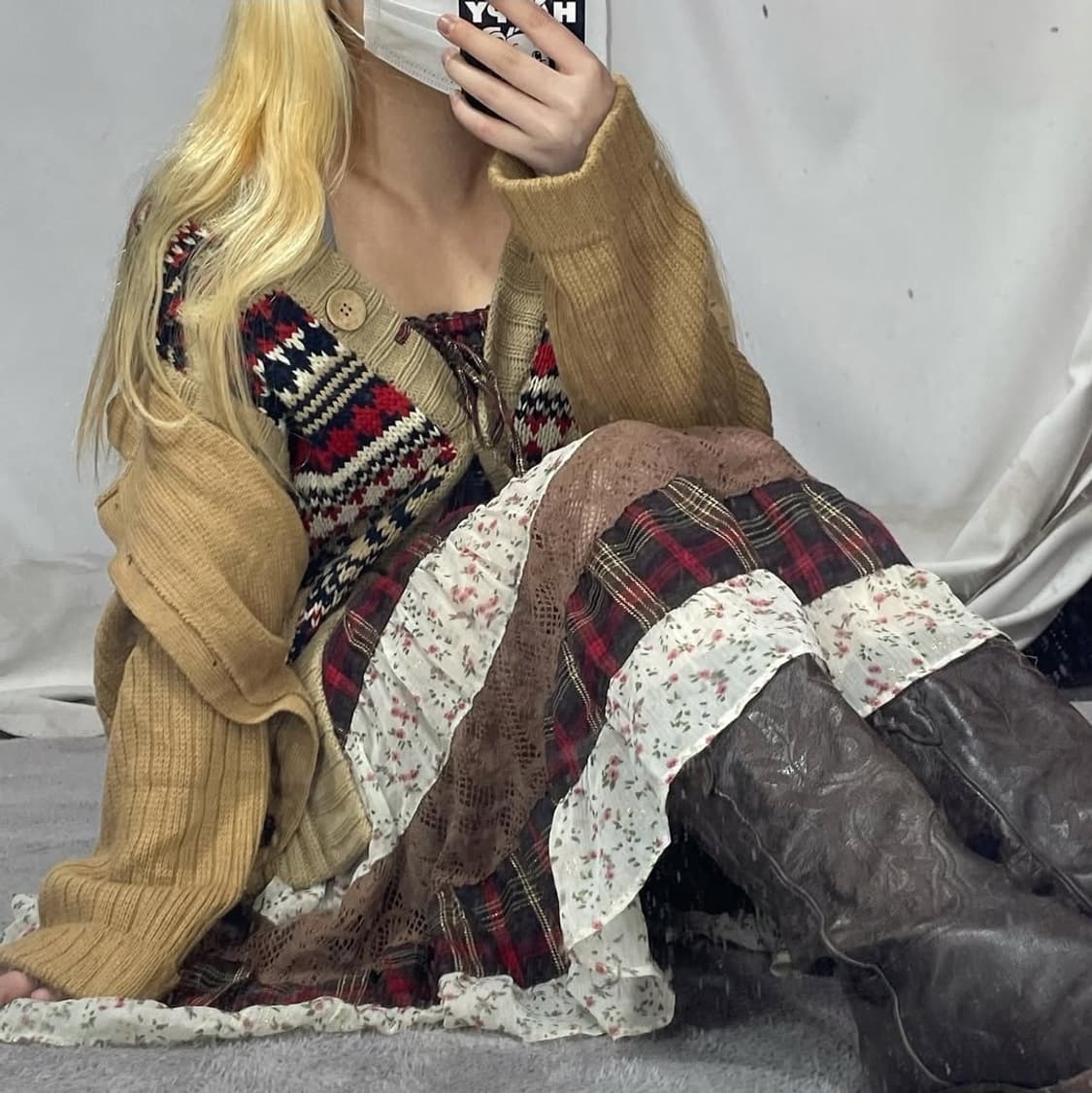 최종가) 빈티지 대장 패치원피스 상품이미지2