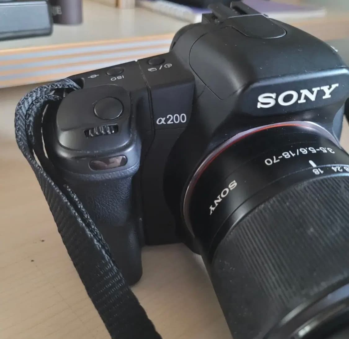 소니 DSLR 알파 200 상품이미지3