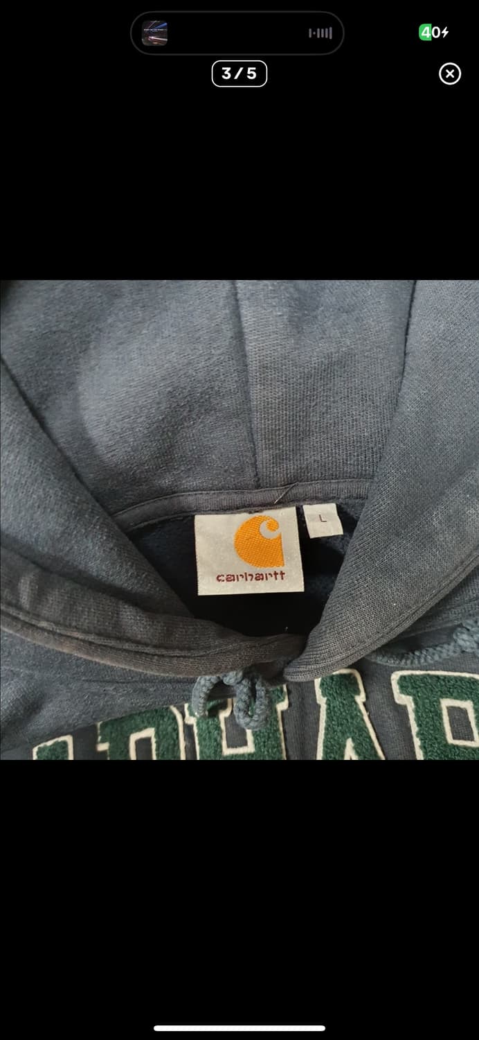  (바배) 챔피온 아치로고 기모후드티 상품이미지3