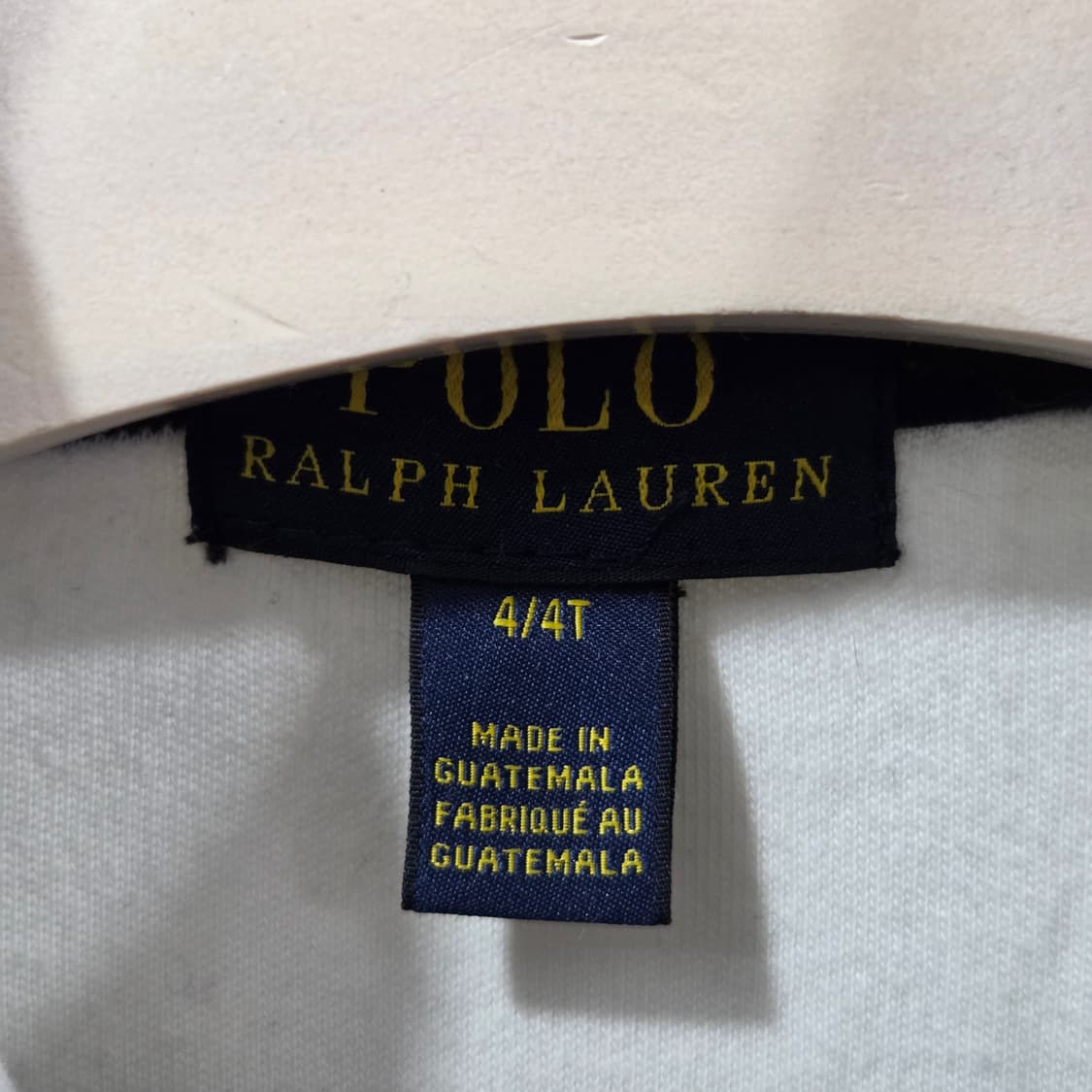 폴로랄프로렌 키즈 풀오버 하프집업 맨투맨 4T  상품이미지3