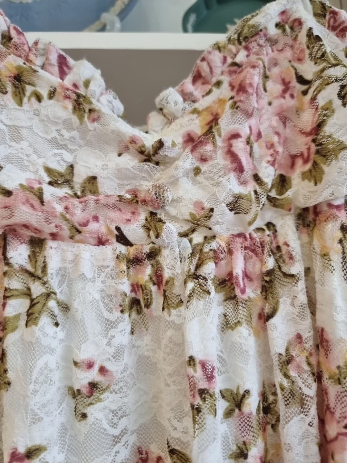 LIZ LISA 로즈 레이스 플라워 슬립 원피스 상품이미지2