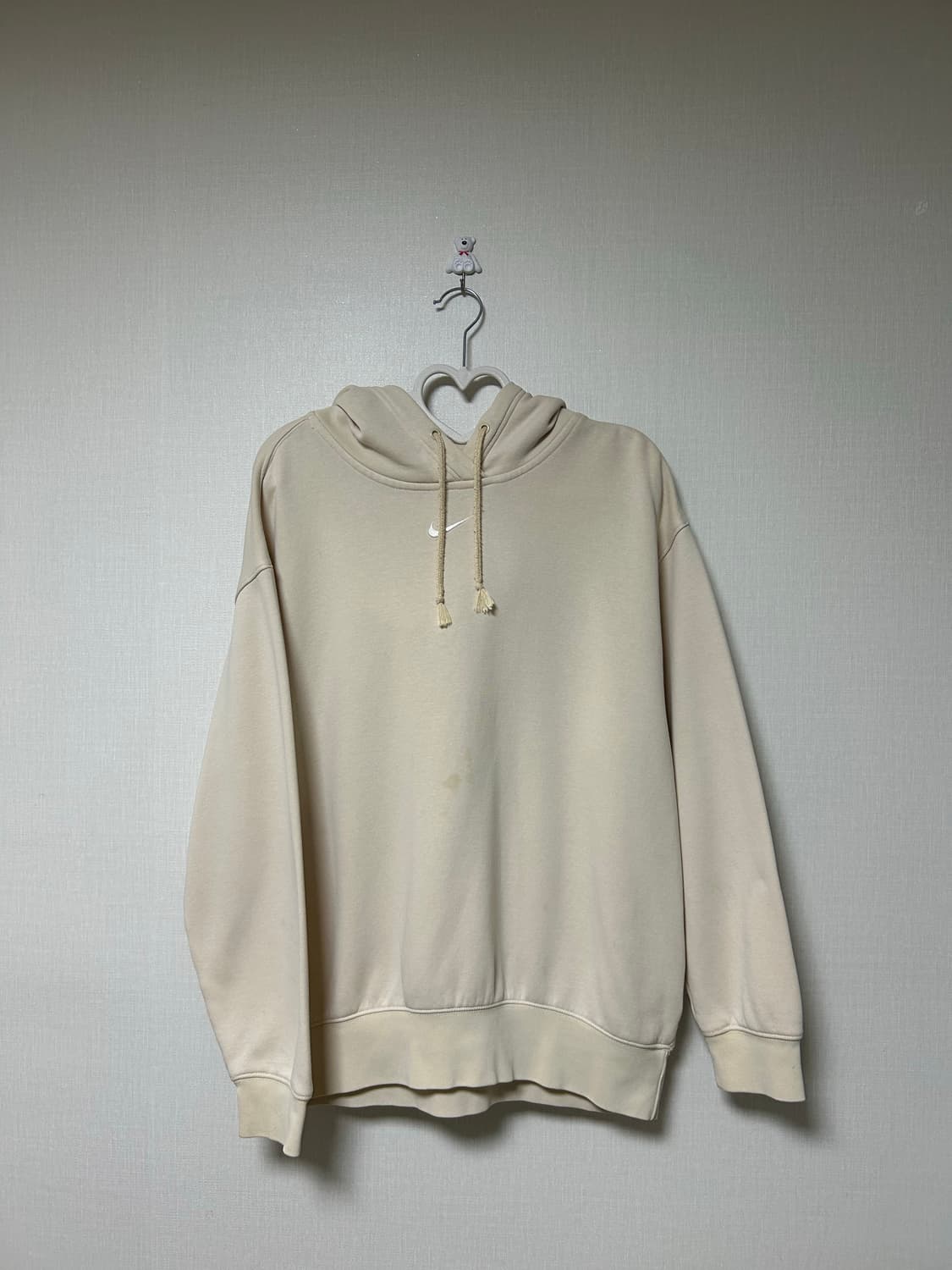 나이키 베이지 후드티 상품이미지1