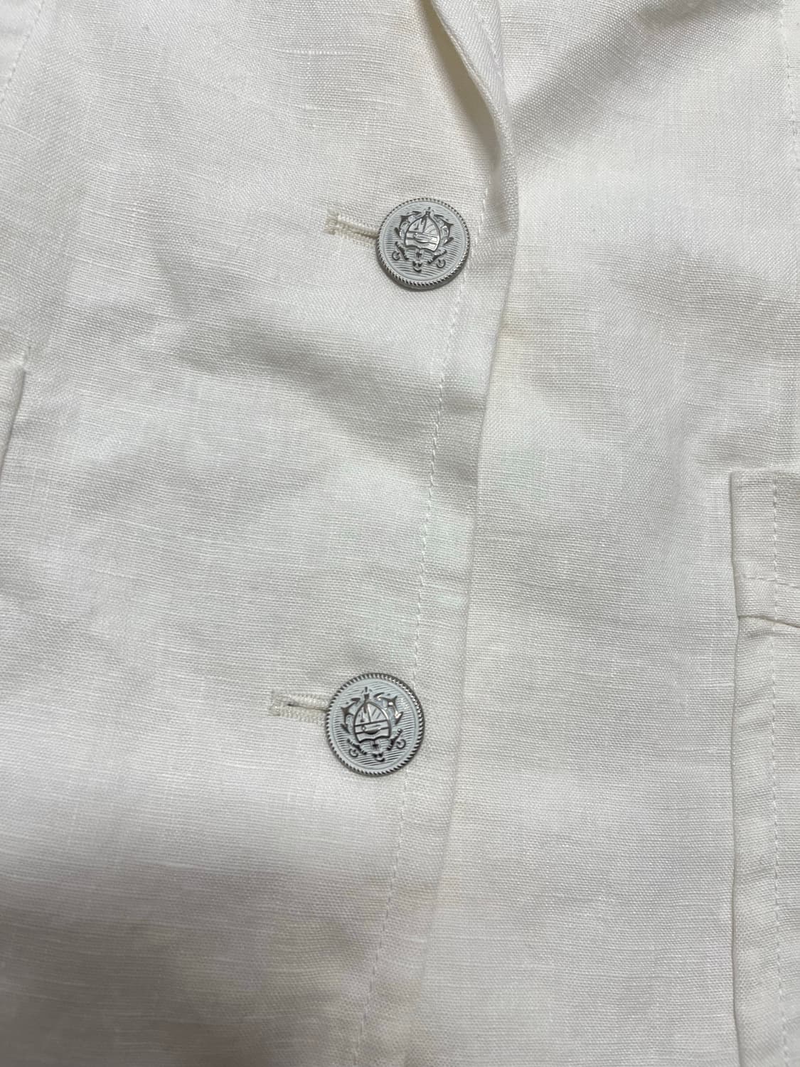 (새상품) BCBG 화이트 린넨 블레이저 상품이미지3