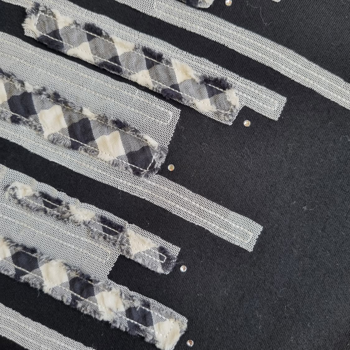 일본 빈티지 패츠워크 반팔 티셔츠 1958 상품이미지5