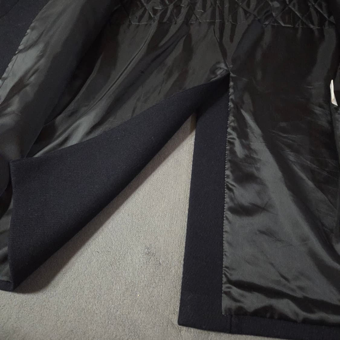 NILBY P 닐바이피 싱글 래글런 발마칸 코트 다크네이비 상품이미지7