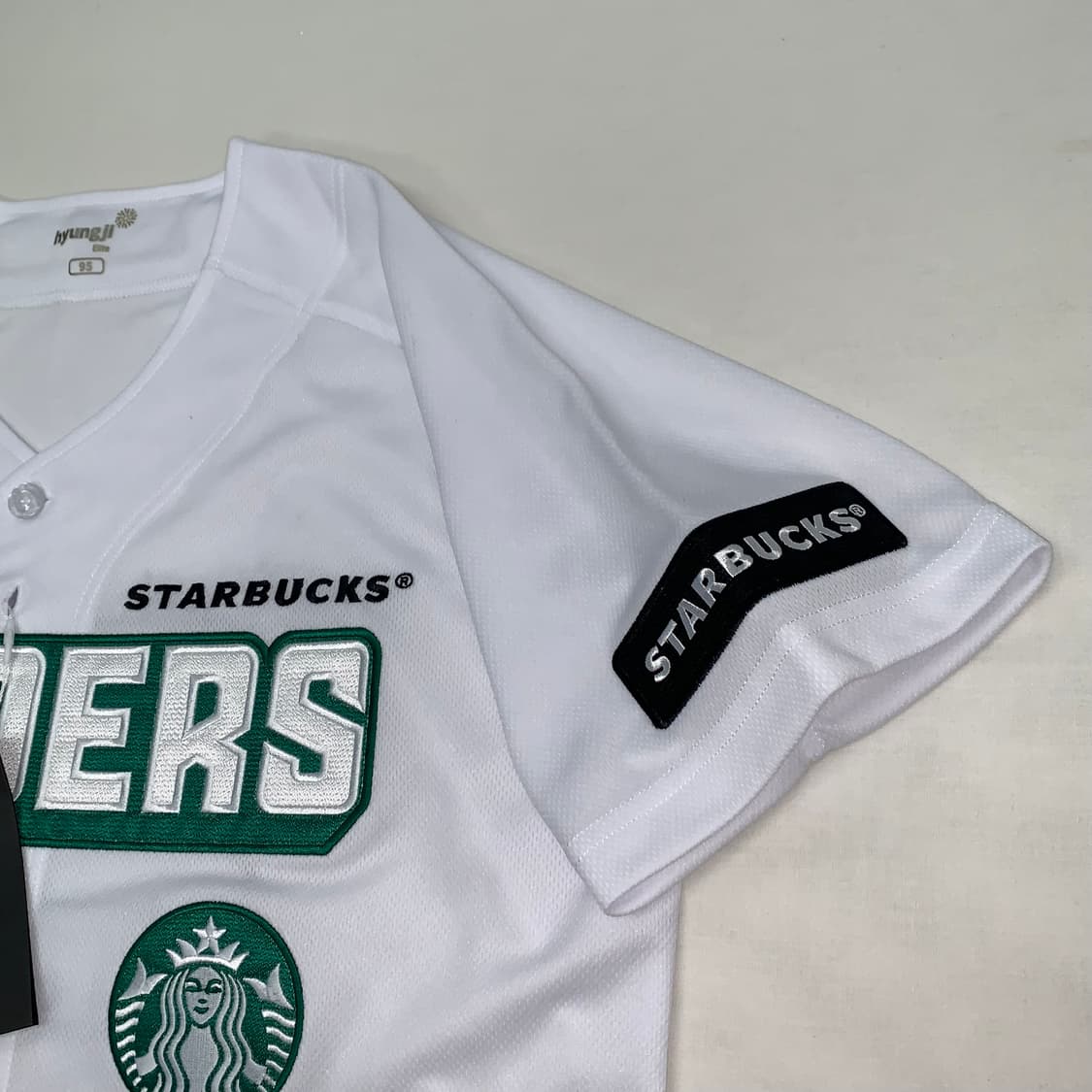 SSG 랜더스 스타벅스 22주년 한정판 야구유니폼 반팔 져지 (95) 상품이미지2
