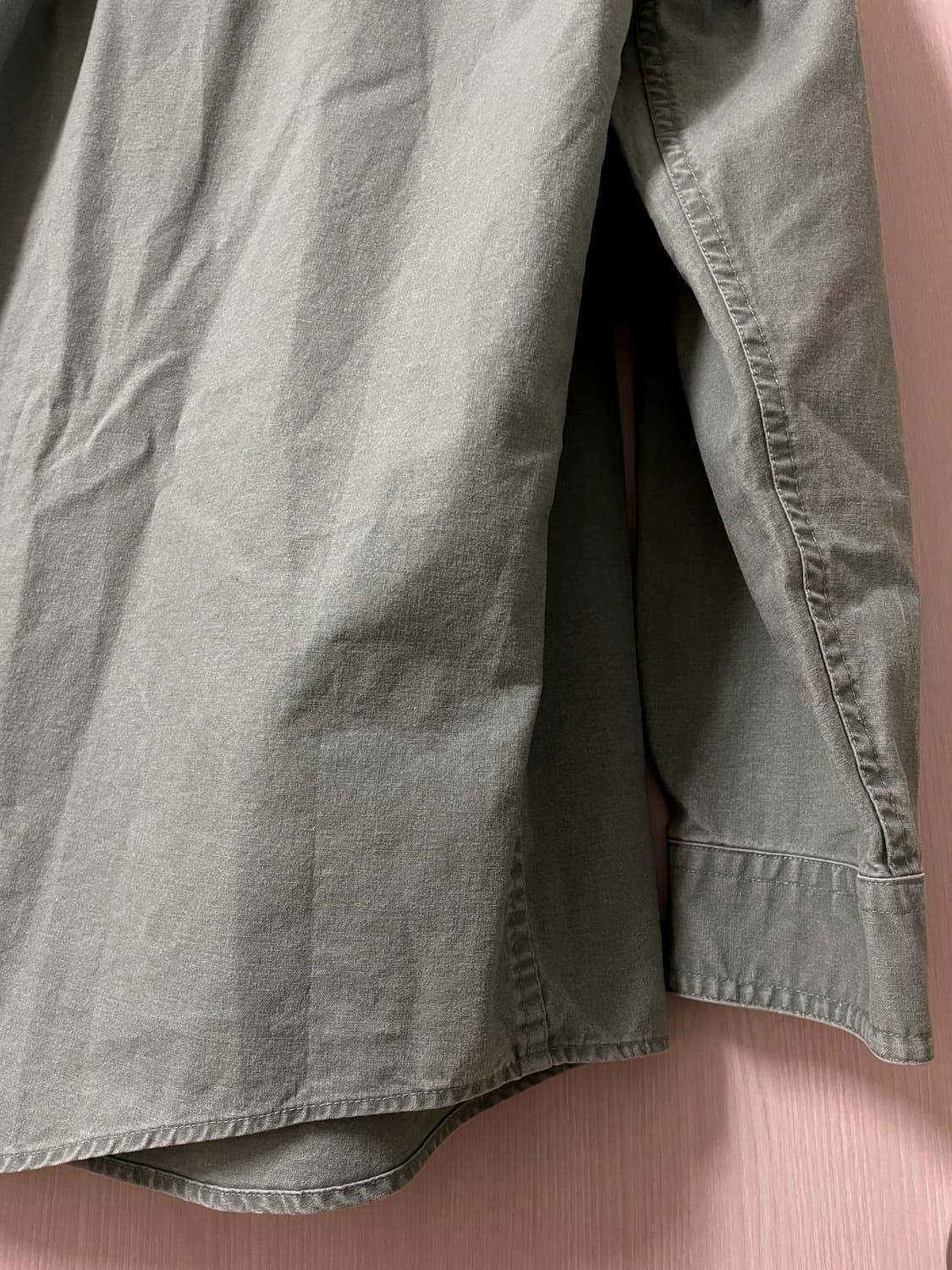 엘엘빈/ 투포켓 셔츠 세이지그린/ L 상품이미지9