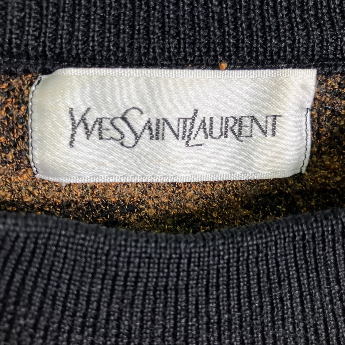 입생로랑 빈티지 울 니트 스웨터 M 상품이미지3