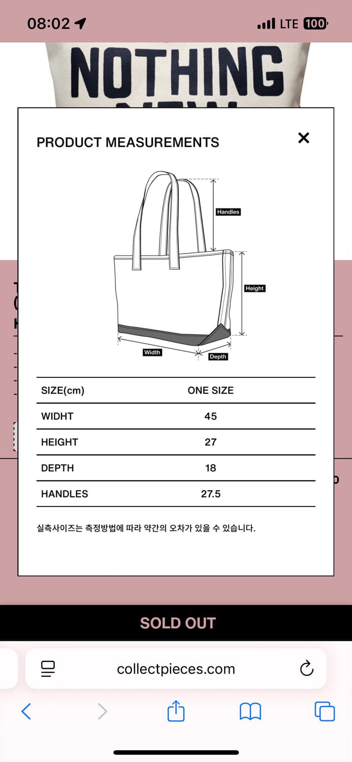 컬렉트피시스 THERE IS NOTHING NEW 토트백 상품이미지2