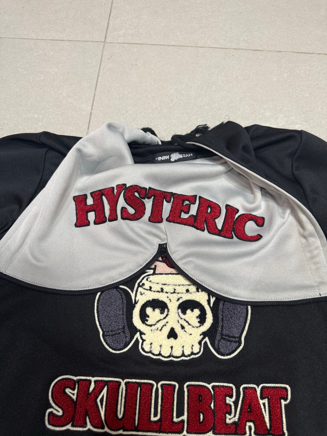 히스테릭 글래머 아카이브 해골 패치 후드 집업 자켓 상품이미지5