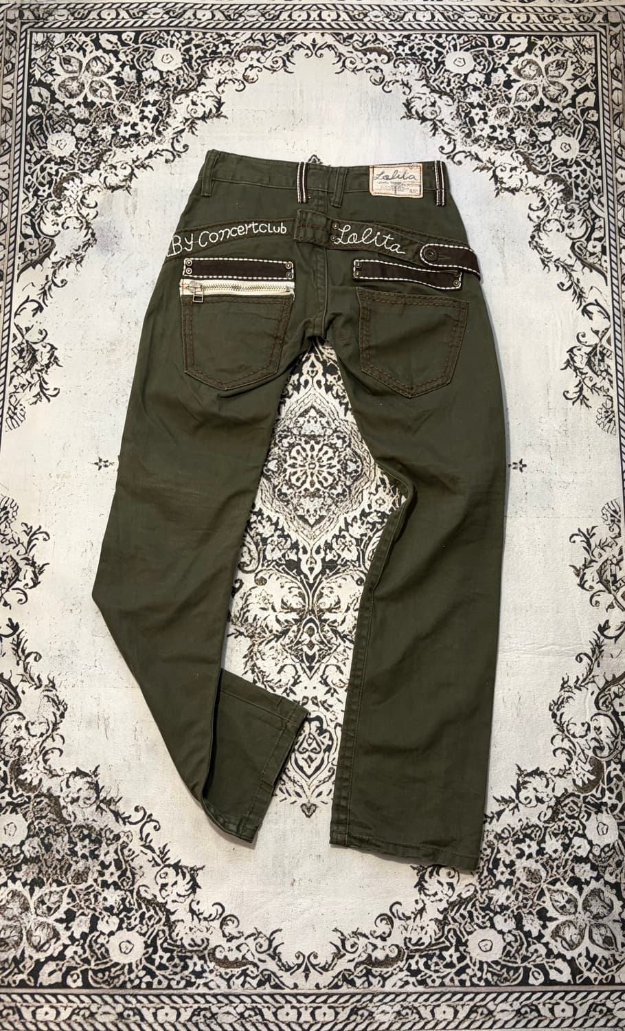 Y2K LOLITA JEANS back buckle pants 상품이미지3