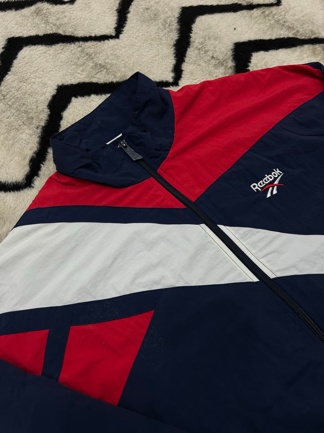 [L]리복 벡터 바람막이/네이비 상품이미지1