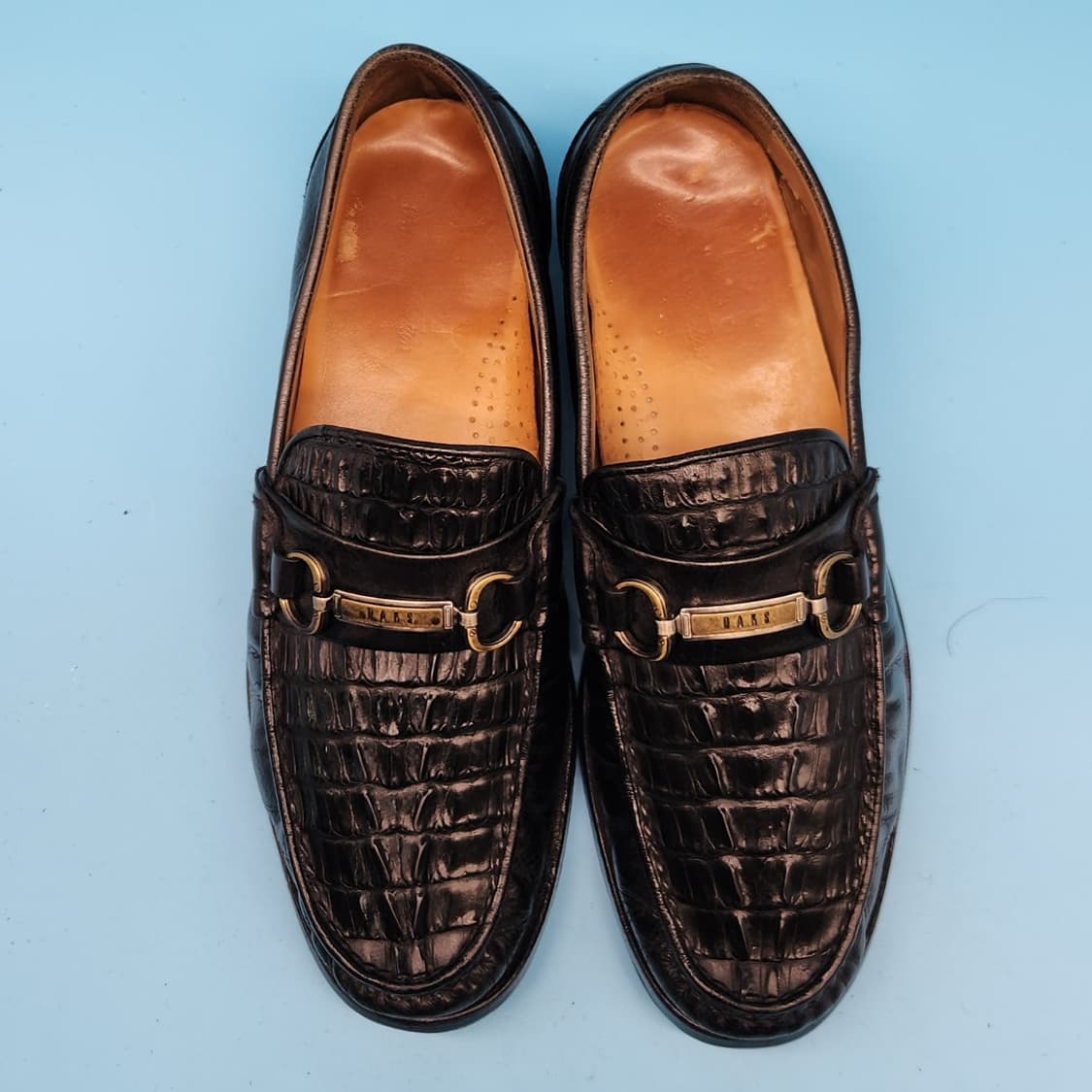 ooo 닥스 악어가죽 남성로퍼 실사이즈 255 상품이미지2