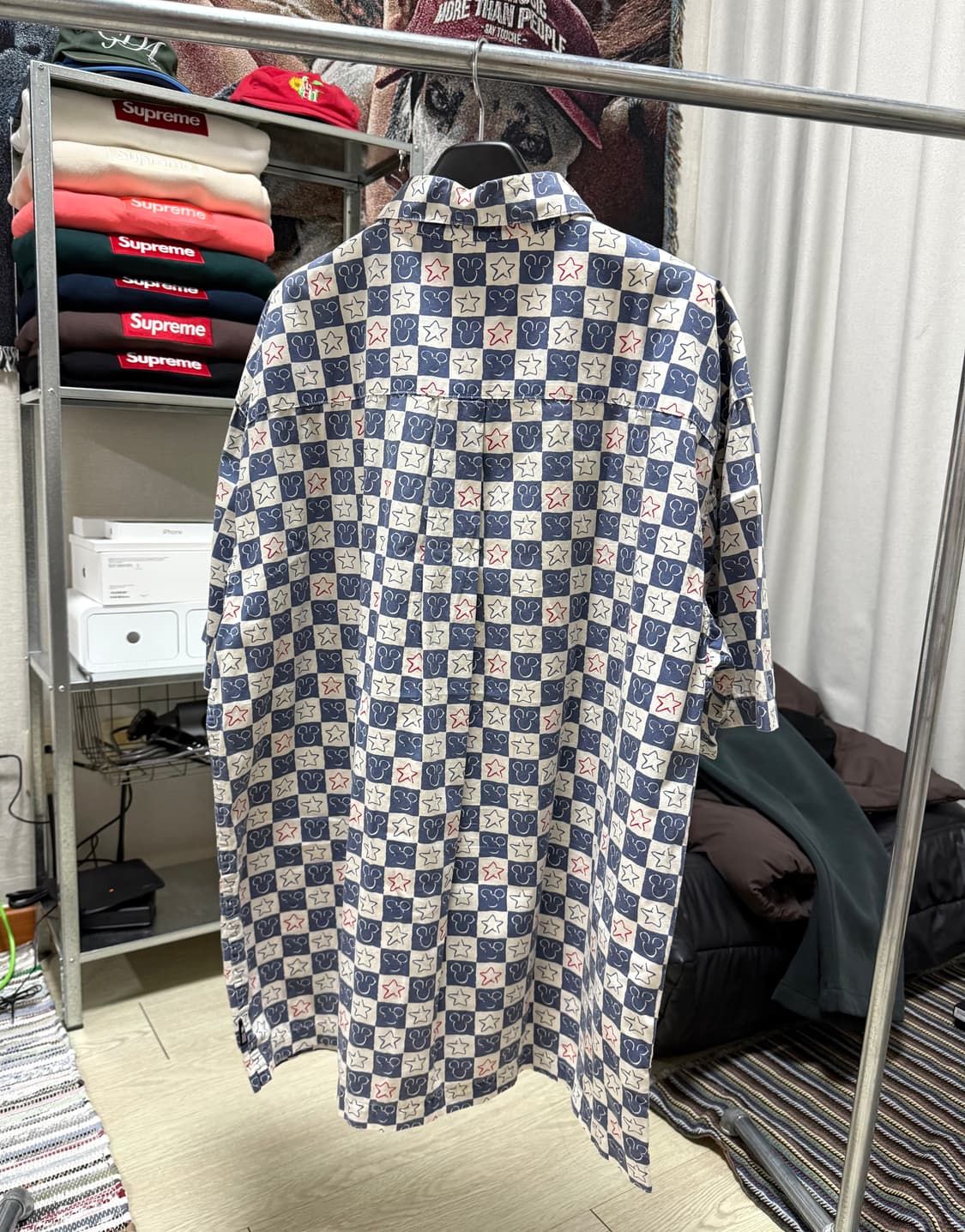 디즈니 체크 셔츠 상품이미지2