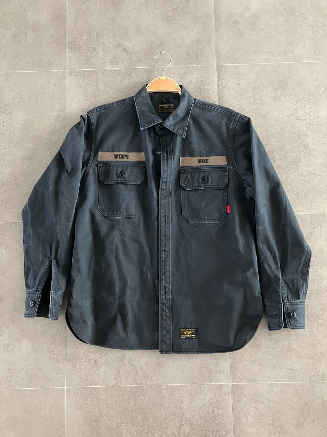 Wtaps 더블탭스 buds 헤링본 셔츠 상품이미지1