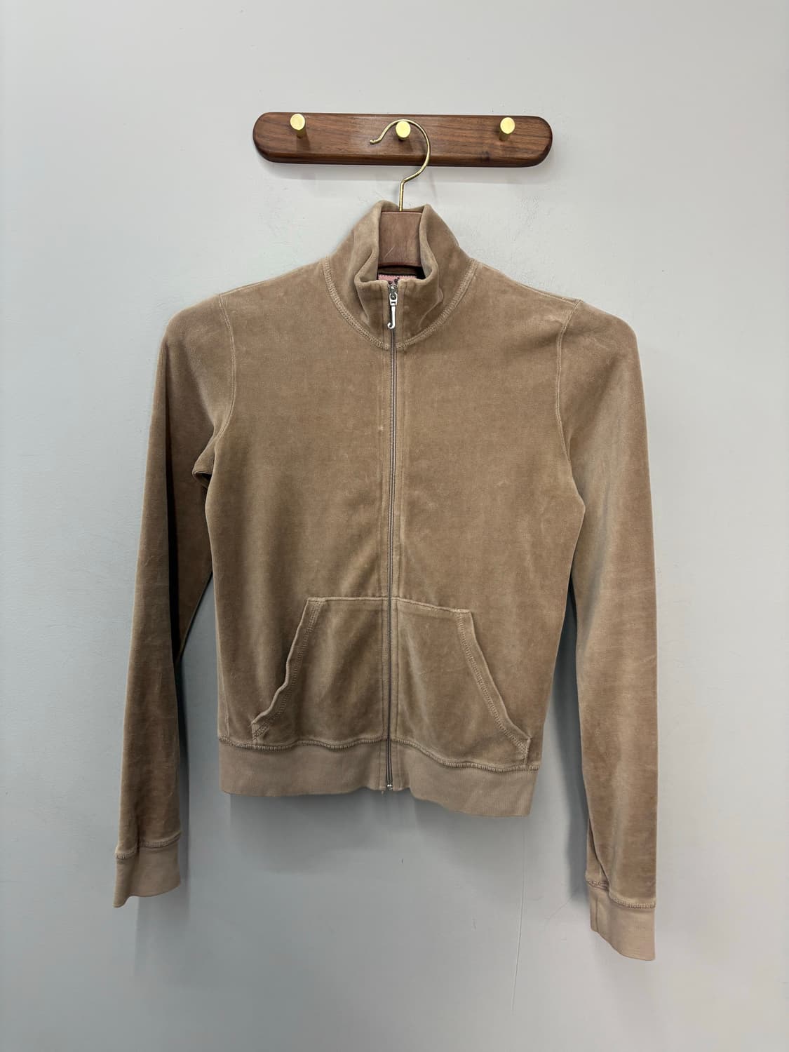 쥬시꾸뛰르 벨벳 집업 A3080 상품이미지2