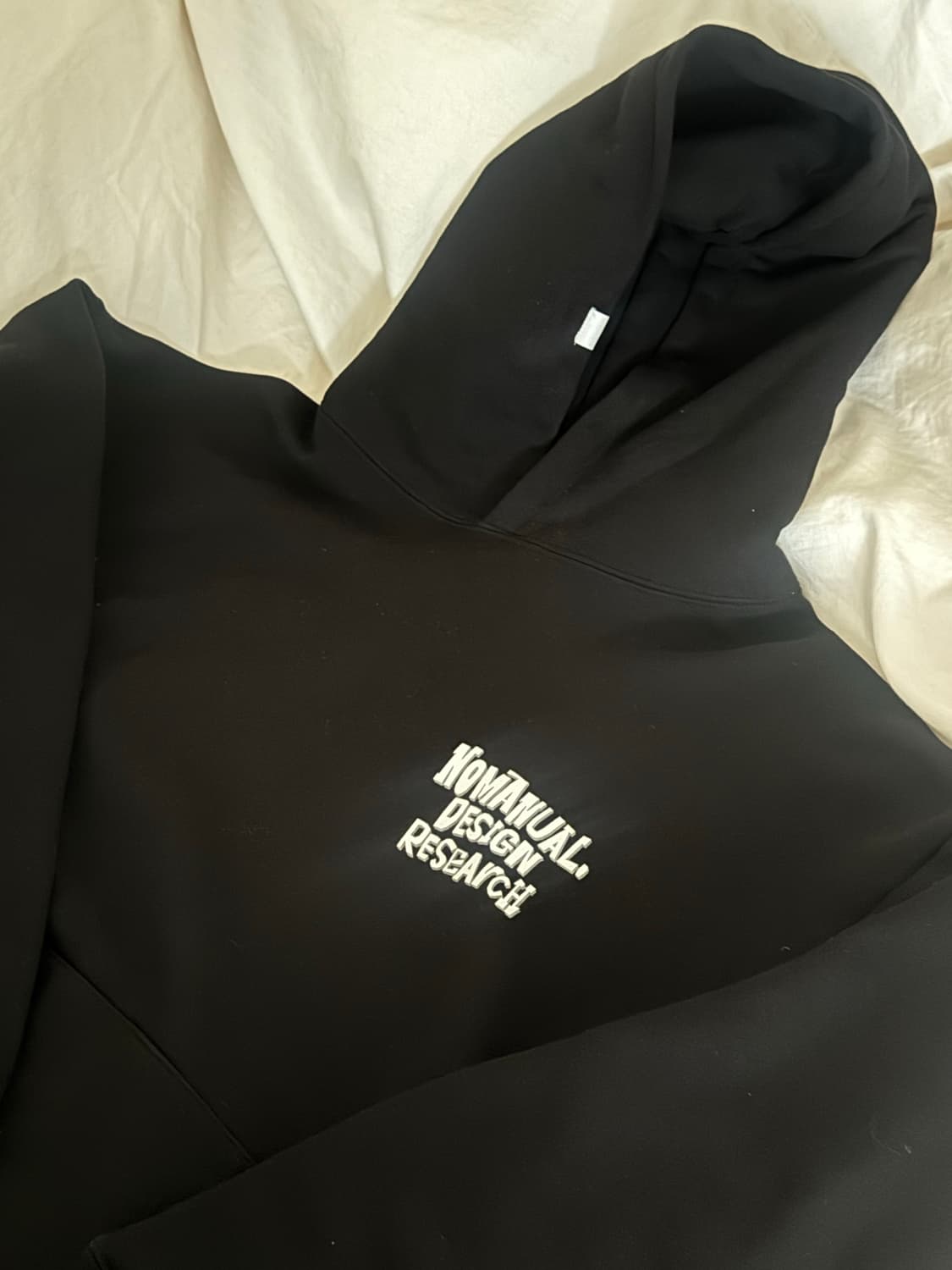 노메뉴얼 로고 후드티 L 상품이미지3