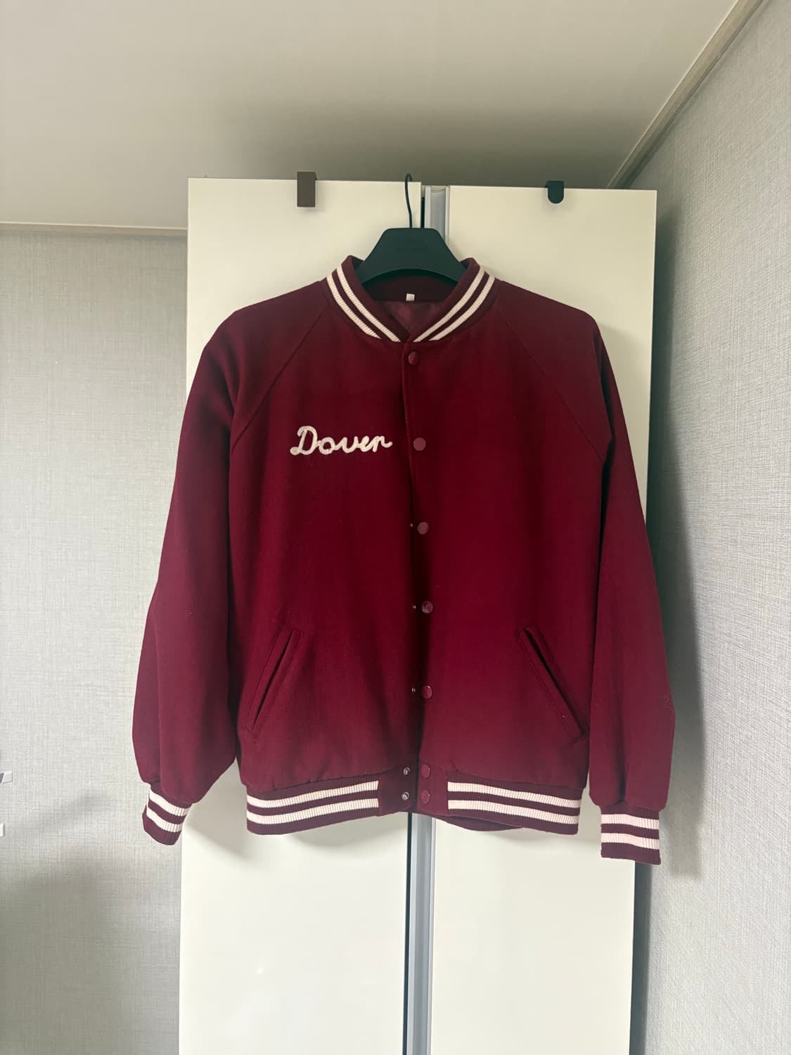 도버(Dover) 자수 울 바시티 자켓 L (100-105) 상품이미지2