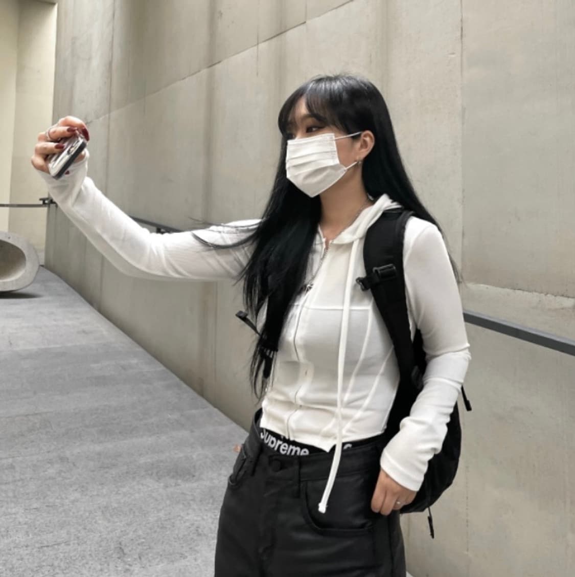 새상품) 오안 투웨이 후드집업 상품이미지4