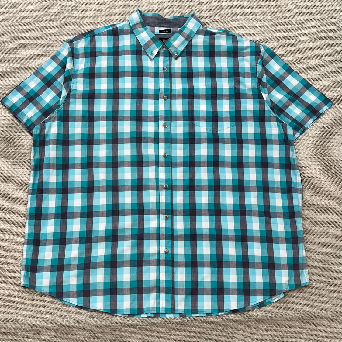 리 체크 하프 셔츠 r3978  상품이미지1
