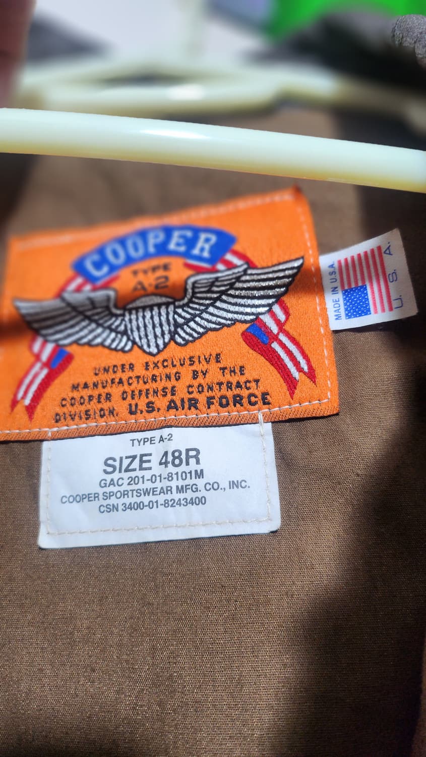 A2 가죽 자켓 A-2 xl 상품이미지2