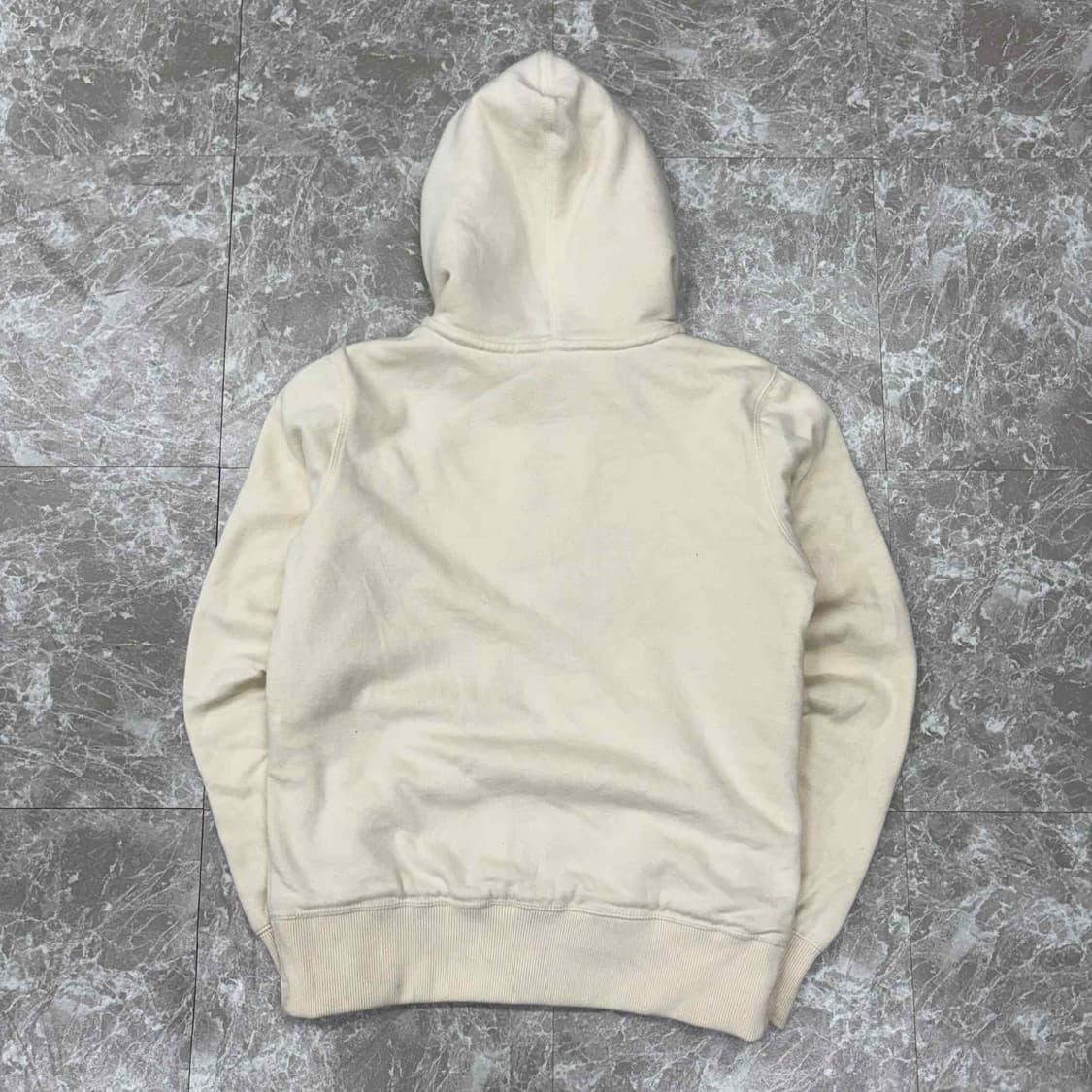 후아유 아이보리 양털 스웻 후드집업 희귀져지(S) 상품이미지3