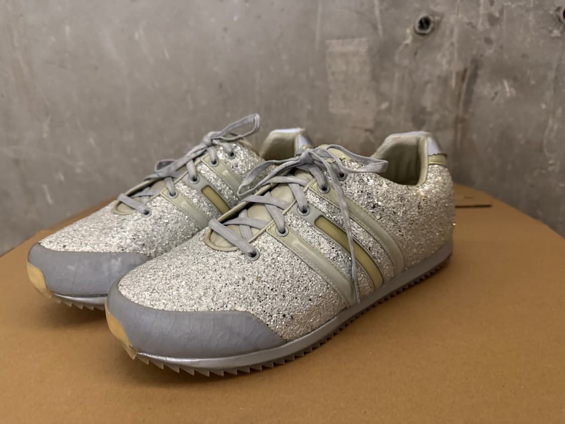[270] Y-3 요지야마모토 실버 글리터 슈즈 쇼피스 상품이미지6