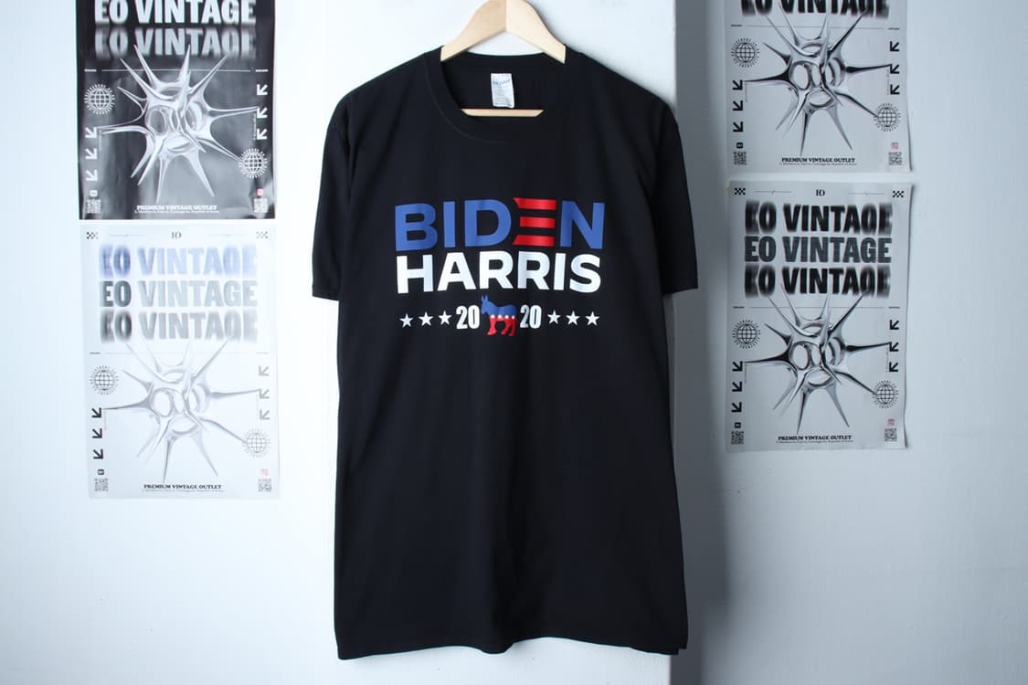 (XL-3XL) 길단 반팔 티셔츠 USA 빅사이즈 조바이든-H30145 상품이미지2