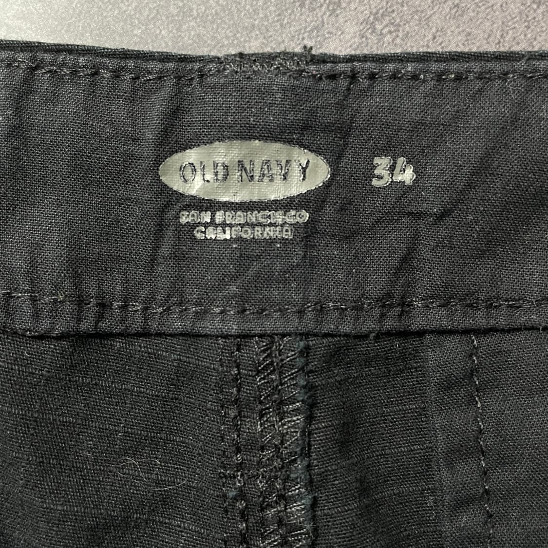 OLD NAVY 올드네이비 블랙 코튼 카고 하프팬츠 A00730 상품이미지7