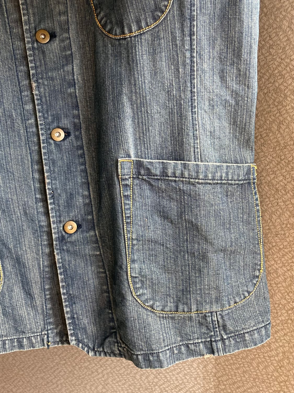 일본 빈티지 데님 청자켓 상품이미지7